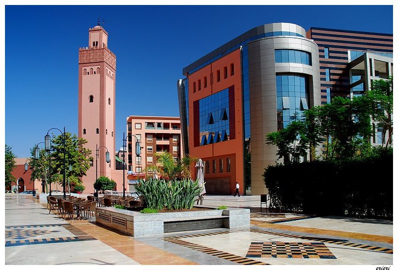 Guéliz Ville de Marrakech